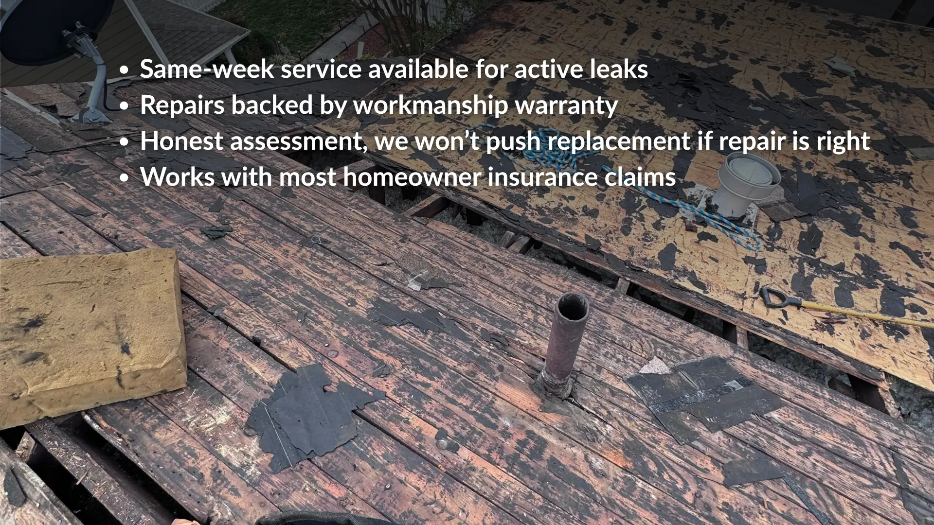 Roof Repairs service details