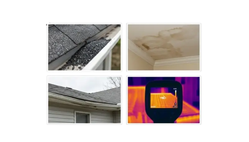 Thermal camera detection of signs you need a roof replacement