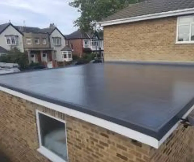Roof with EPDM material